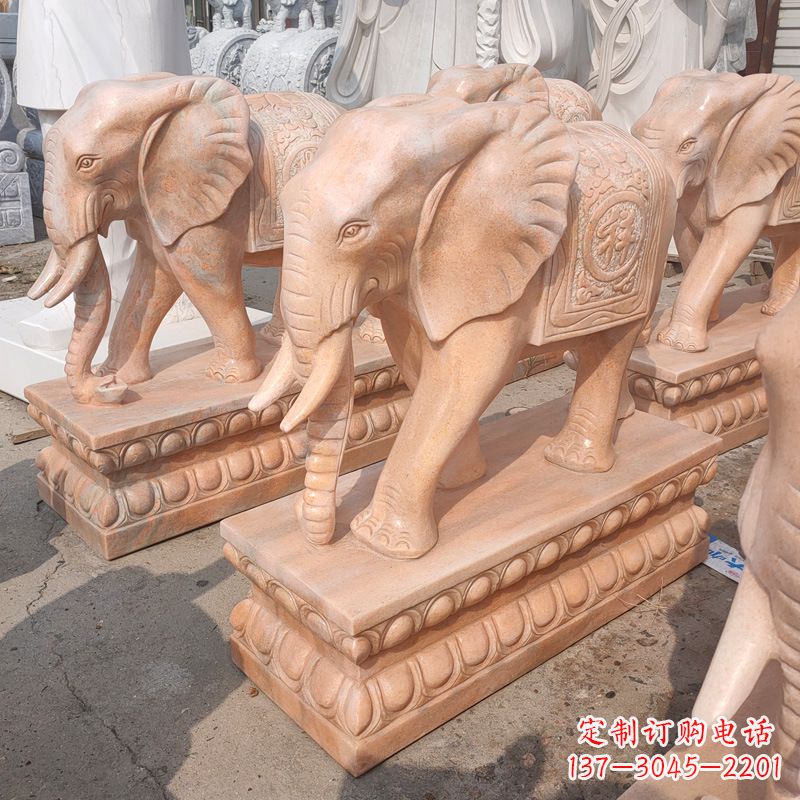 运城中领雕塑:大象雕塑吉祥如意
