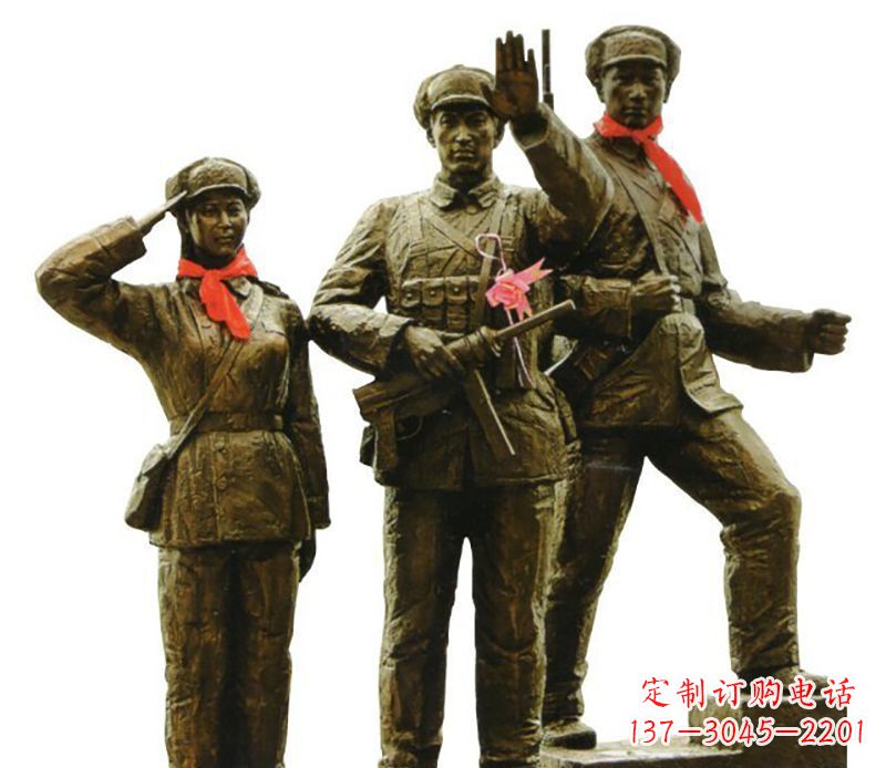 运城勇士战士雕塑,感受立于战场的英勇豪迈