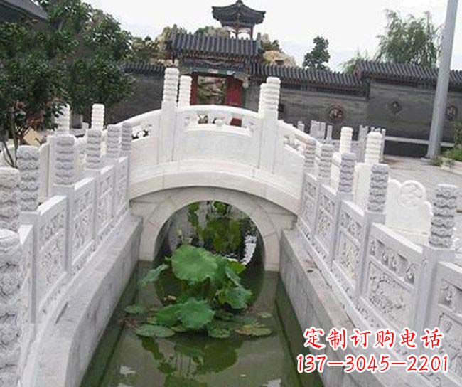 运城大理石栏板石雕,精美金碧辉煌