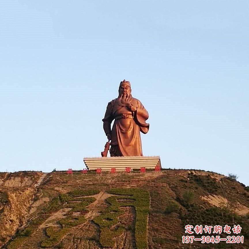 运城中领雕塑精心打造的历史名将关公雕像