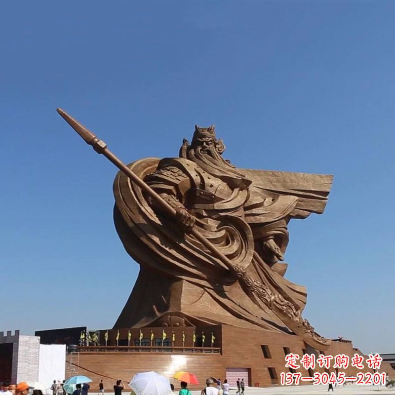 运城精美大型历史名人关公铜雕