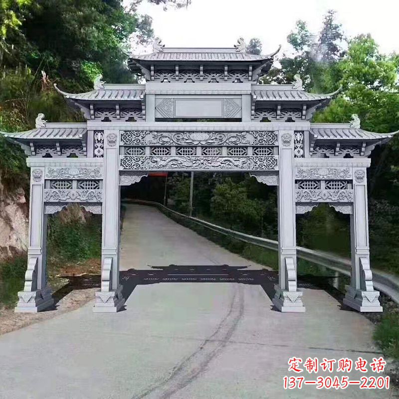 运城专业定制石牌坊雕塑