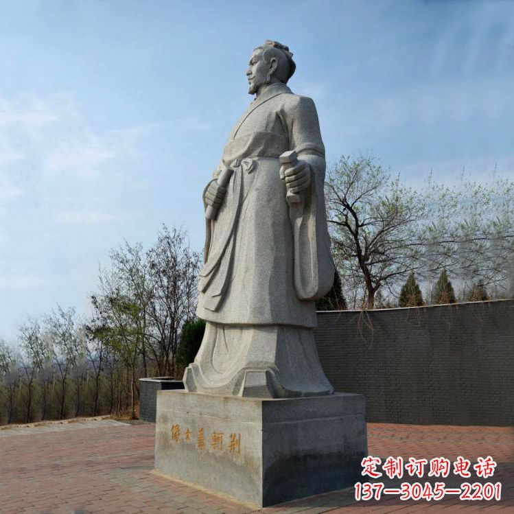 运城中国荆轲铜雕塑,给景区广场趣味增添历史感
