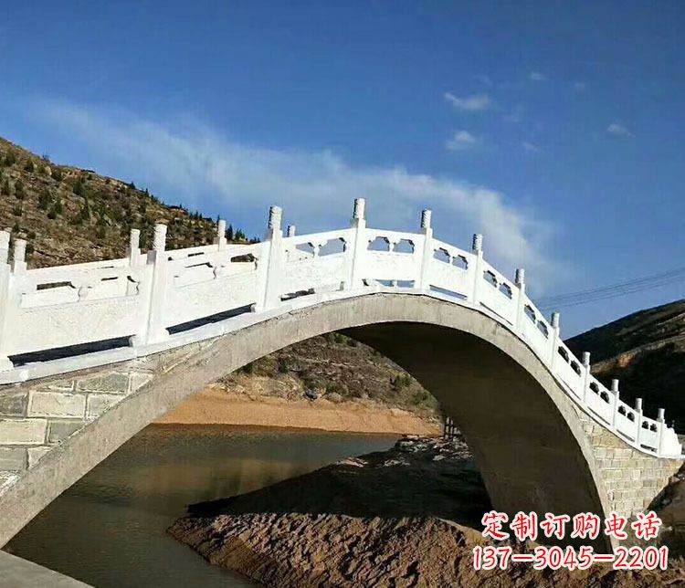 运城卓越之作:汉白玉拱桥雕塑