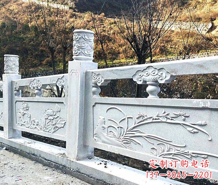 运城领雕-汉白玉石浮雕栏板