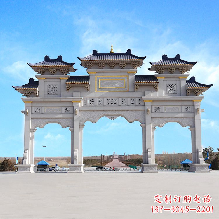 运城牌坊雕塑定制,让您的景点更出彩