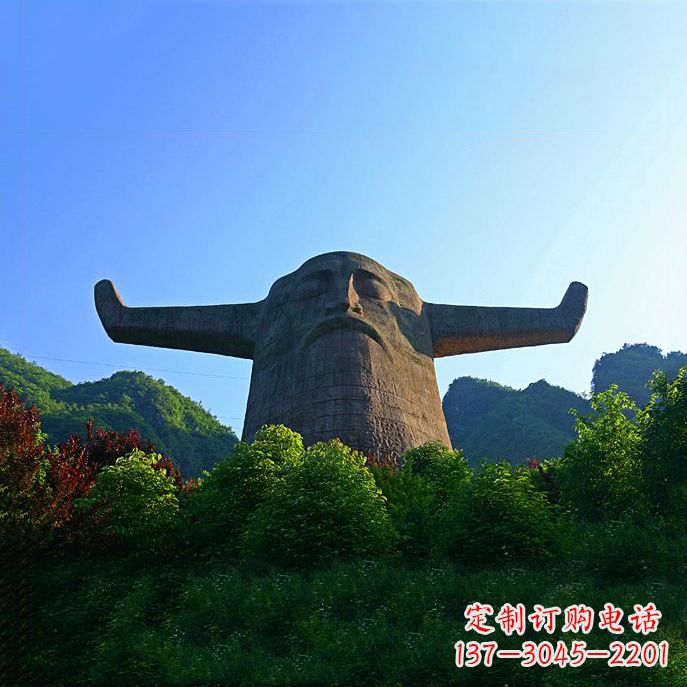运城中领雕塑：神农头像雕塑