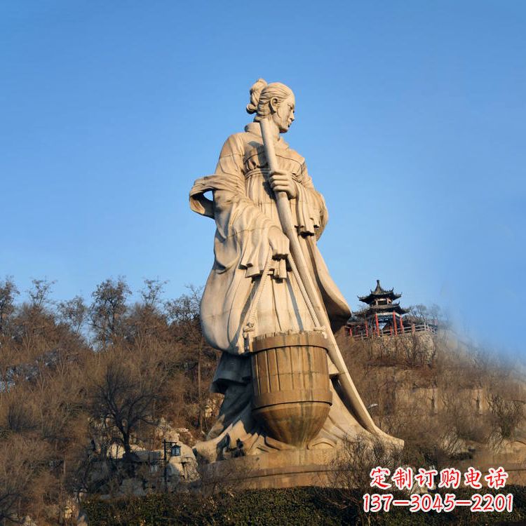 运城重温历史的美女雕塑
