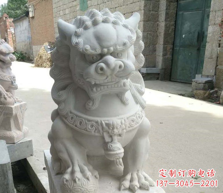 运城南方石雕龙狮子——浓烈的中国风雕塑