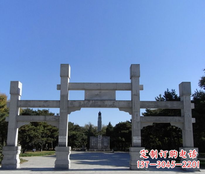 运城中领雕塑石雕牌坊定制