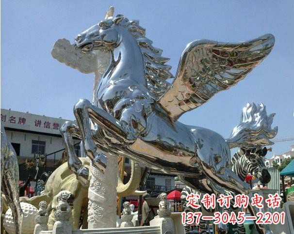 运城中领雕塑定制的飞马雕塑