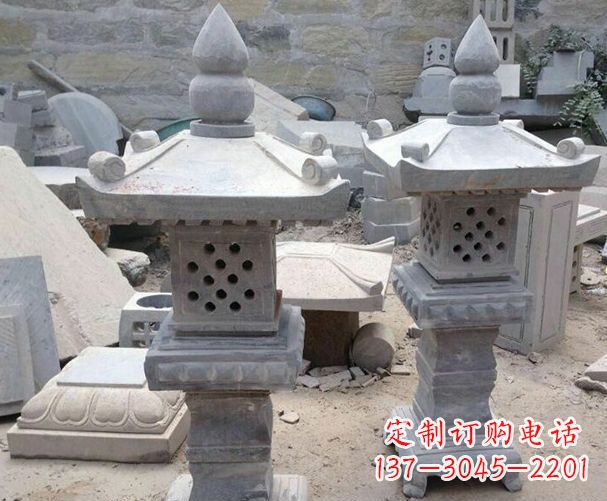 运城酒店级镂空石灯雕塑