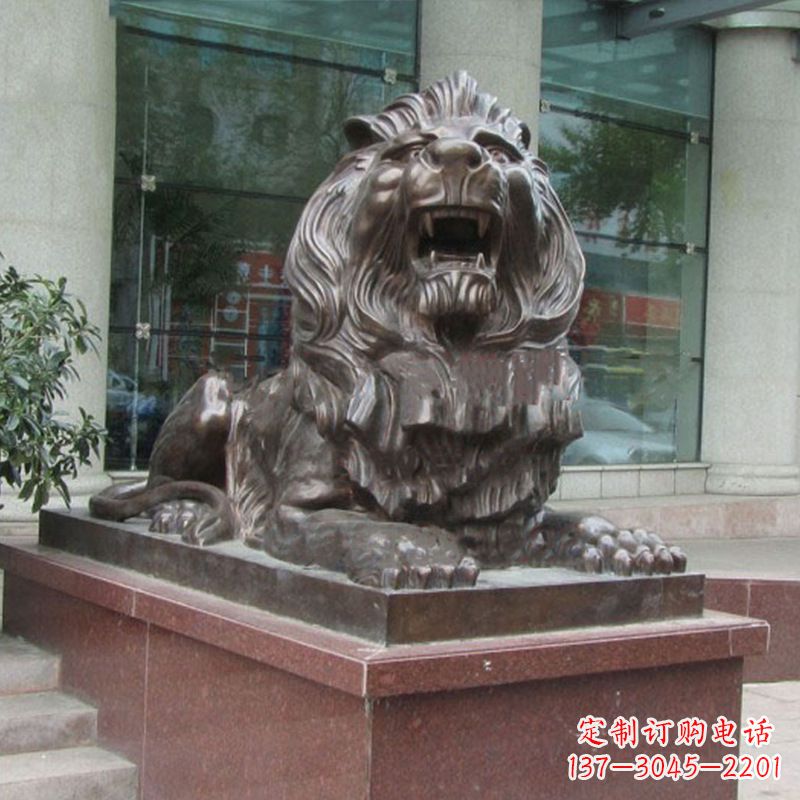 运城传统工艺,百年老店,狮子铜雕塑
