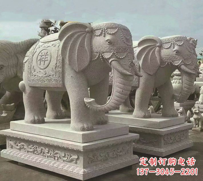 运城中领雕塑-大象雕塑定制