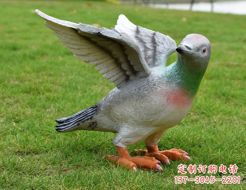 运城举个和平鸽雕塑