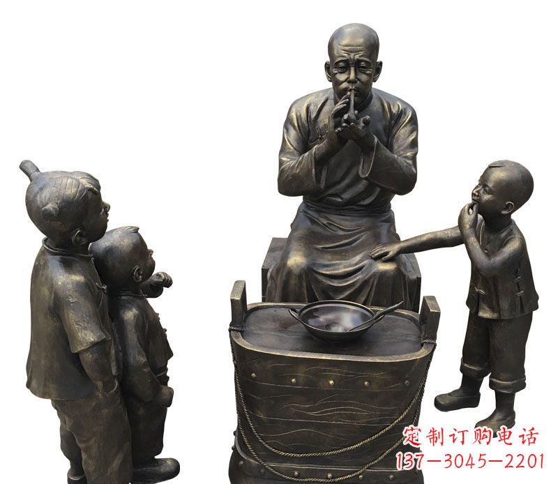 运城尊贵的儿童铜雕糖人