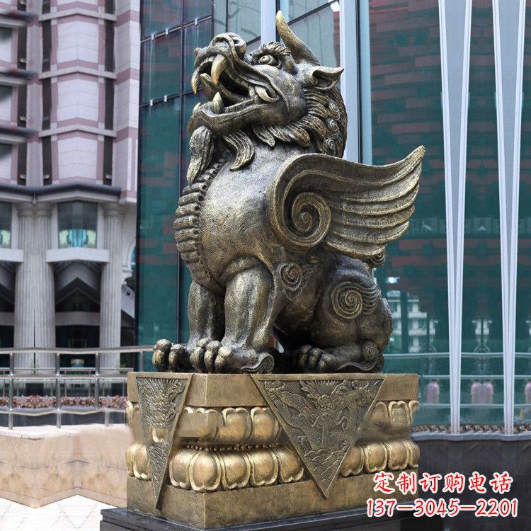 运城享受艺术的迷人之美:貔貅铜雕