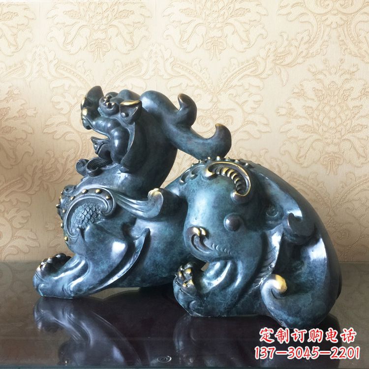 运城中领雕塑貔貅雕塑——象征着福祉和吉祥