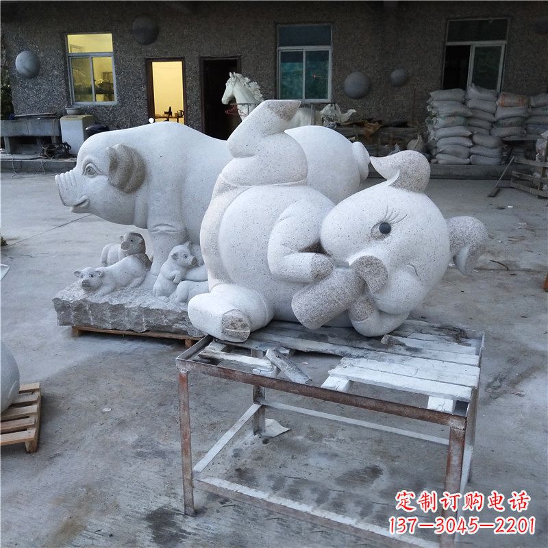 运城精致大理石动物雕塑