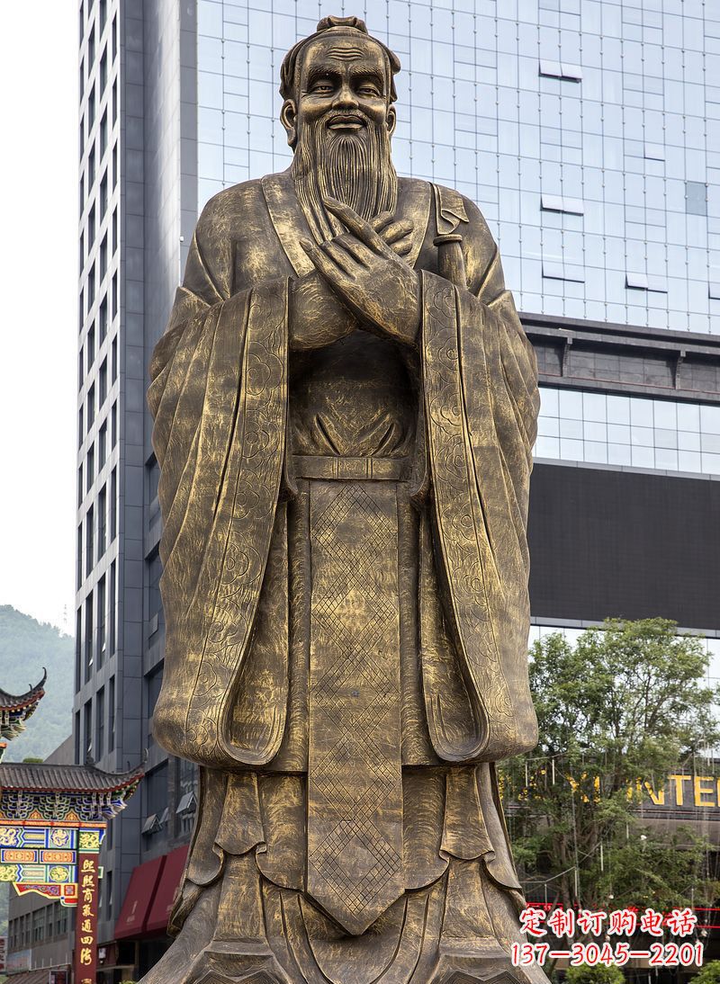 运城传承古代名人铜雕,一件件精美雕塑装点你的生活