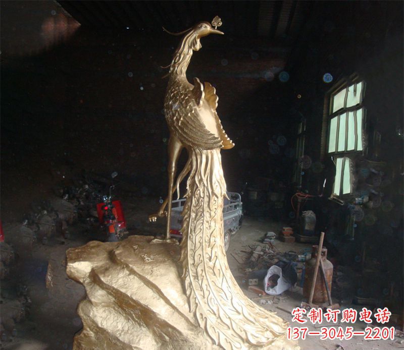 运城精美制作的孔雀雕塑