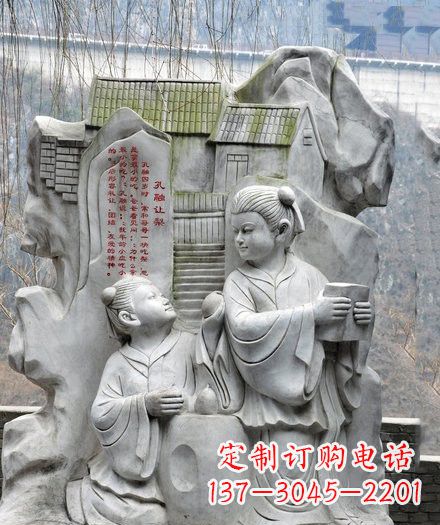 运城经典·孔融雕塑,一件艺术之作