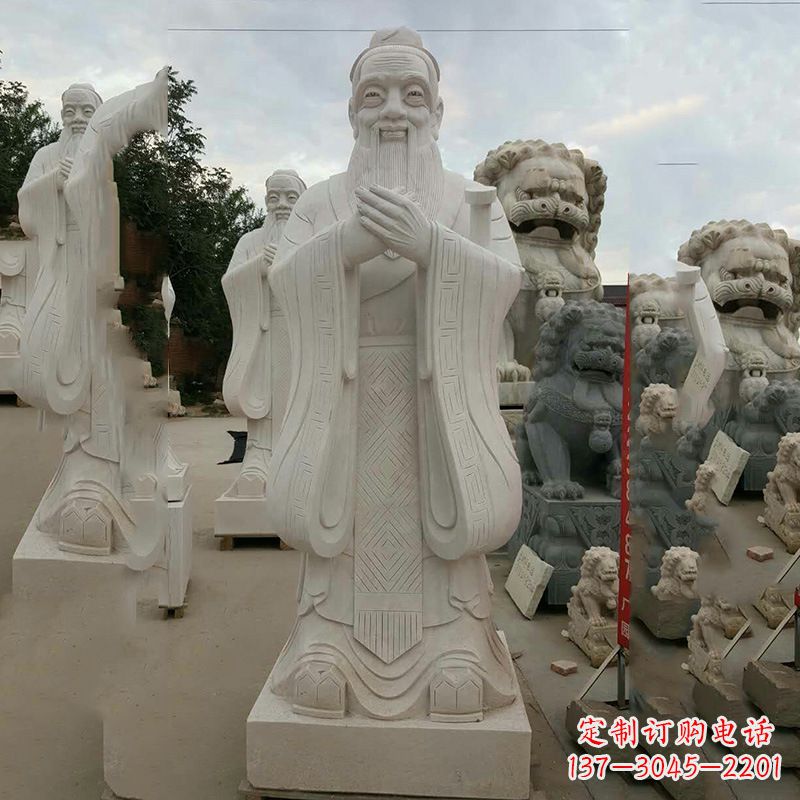 运城弘扬传统文化,尊崇孔子雕塑