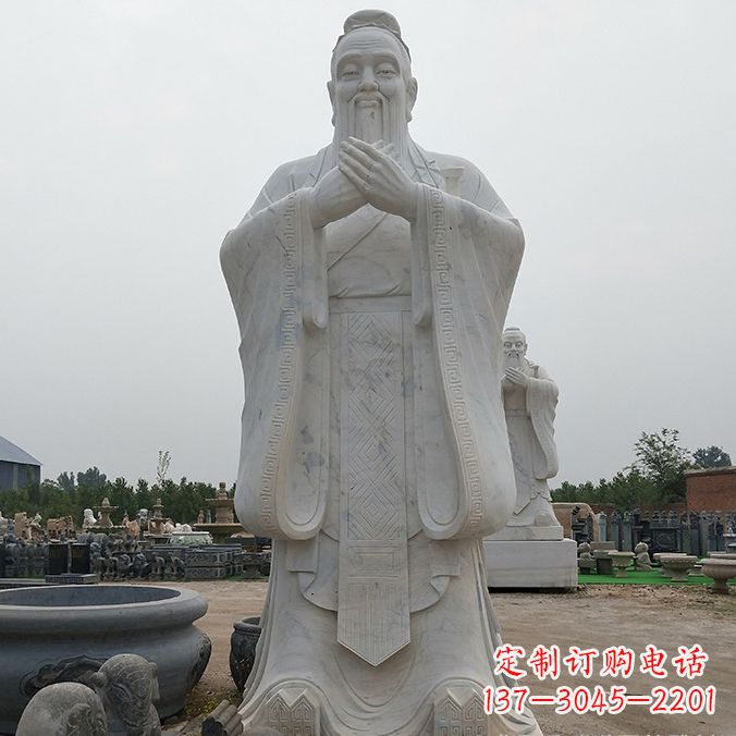 运城传承自然美学,济南中领雕塑青铜孔子雕塑