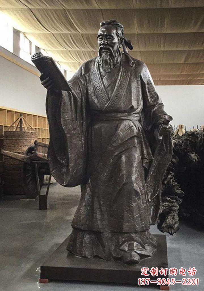 运城中国古代圣贤孔子雕塑