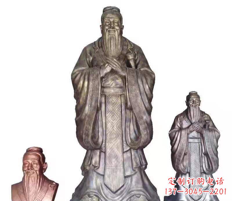运城中领雕塑推出的精美古典孔子雕塑,是一款集…