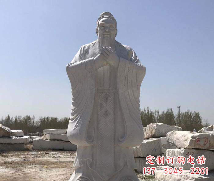 运城中领雕塑|传承古代精神:孔子雕塑