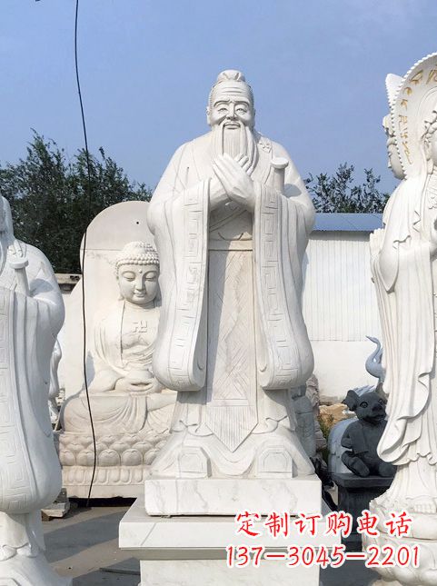 运城拥有古典文化底蕴的孔子雕塑