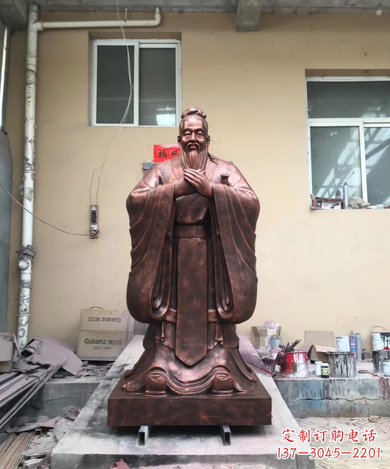 运城传承中华文化精髓,尊崇古代伟大思想家——中领雕塑定制孔子雕塑