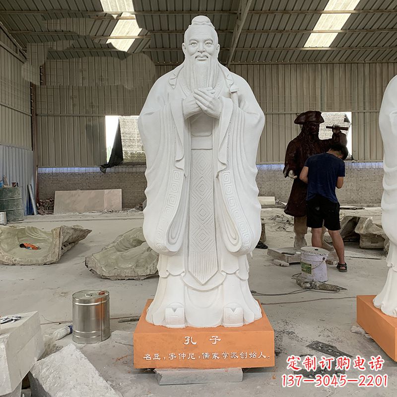 运城孔子石雕,传承智慧与文化