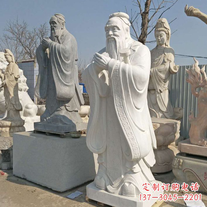 运城雕塑大师之作:孔子铜雕