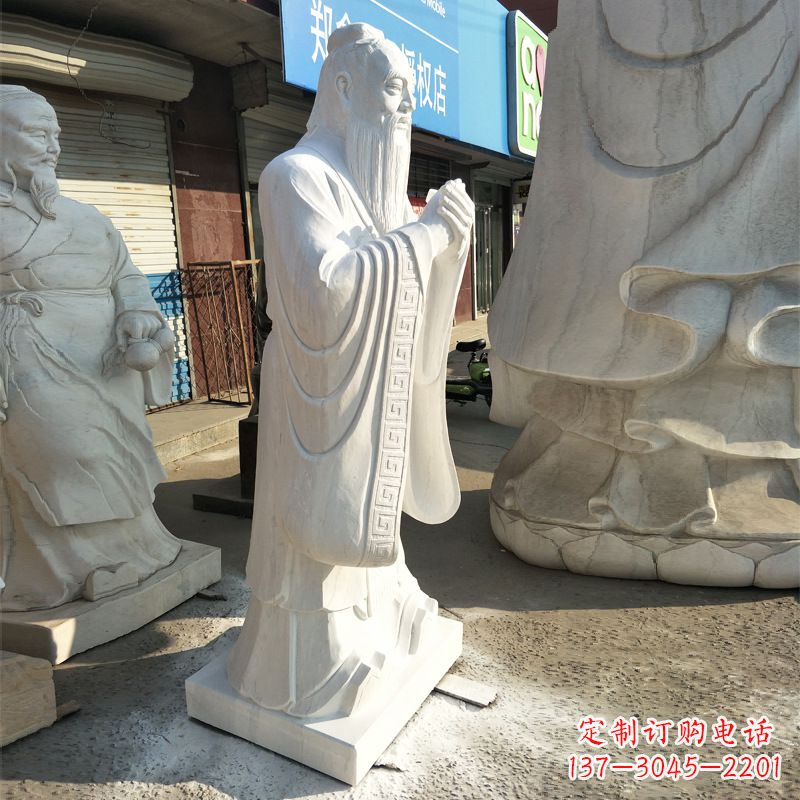 运城中领雕塑|传承传统,唯美的孔子雕塑