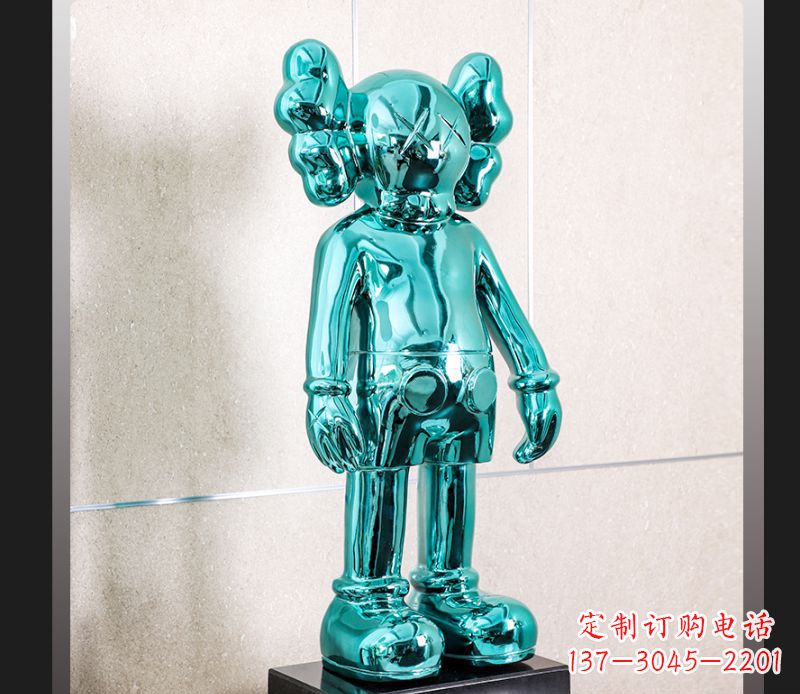运城中领雕塑不锈钢机器人雕塑