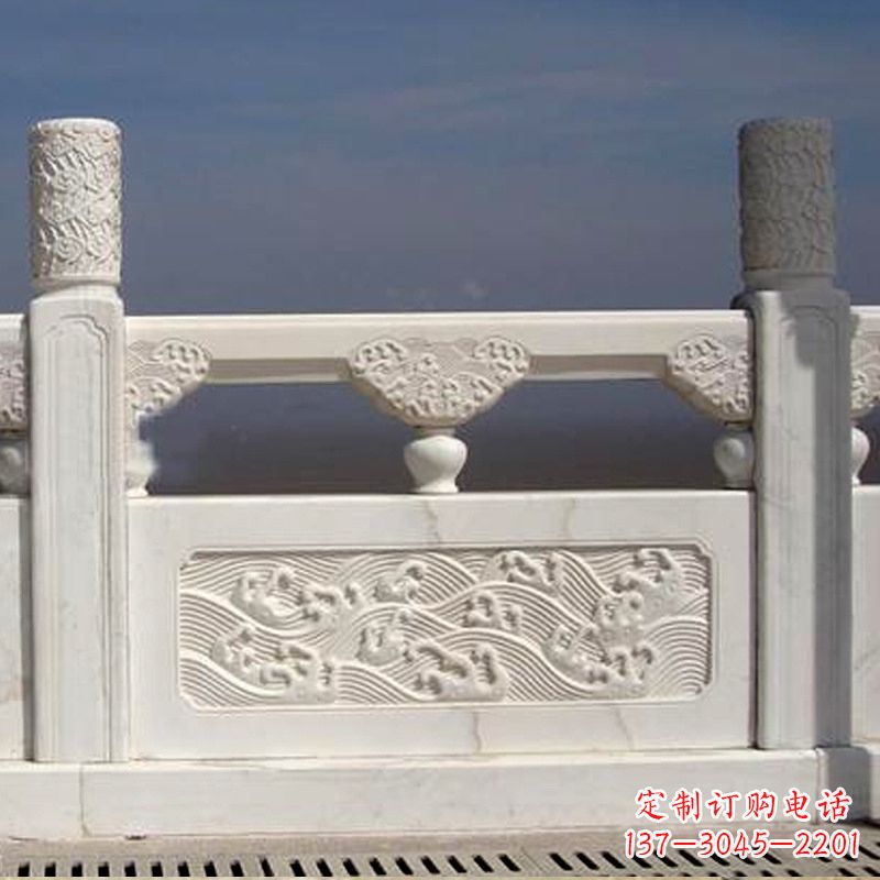 运城浪花仿古石栏板雕刻