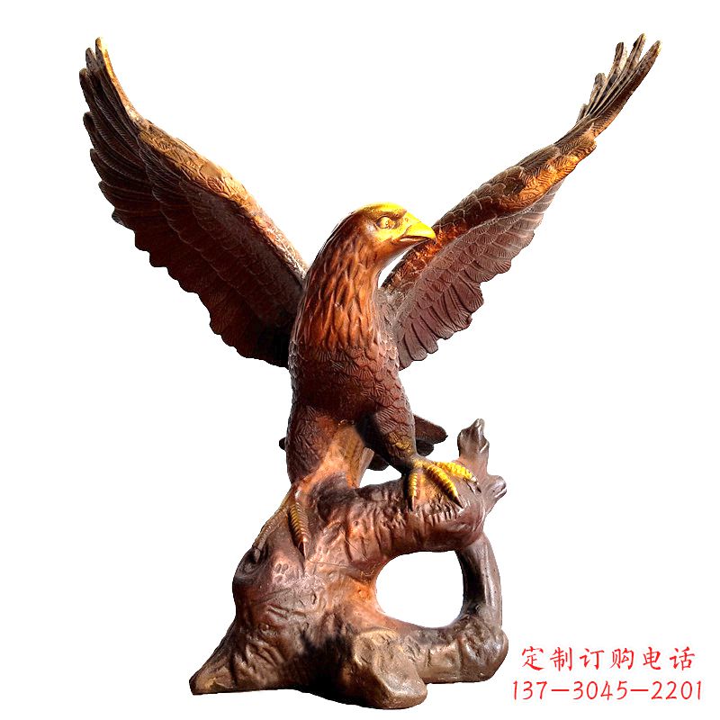 运城中领雕塑推出的老鹰展翅铜雕绝对是一件可以…