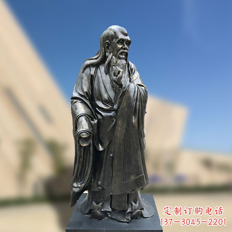运城精美老子雕像，体现哲学思考之美