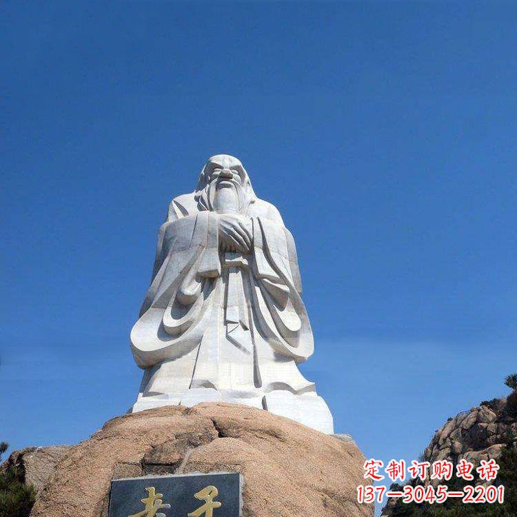 运城经典的老子雕像，手工制作的沉思之作
