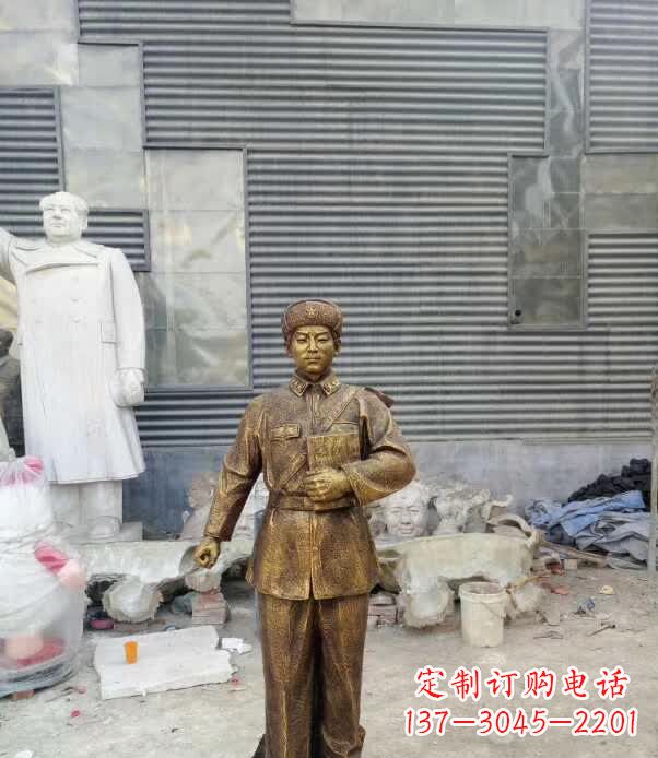 运城雷锋雕塑,传承志愿精神