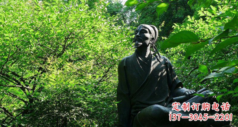 运城李白铜雕,精致细腻,让你收藏永不凋谢