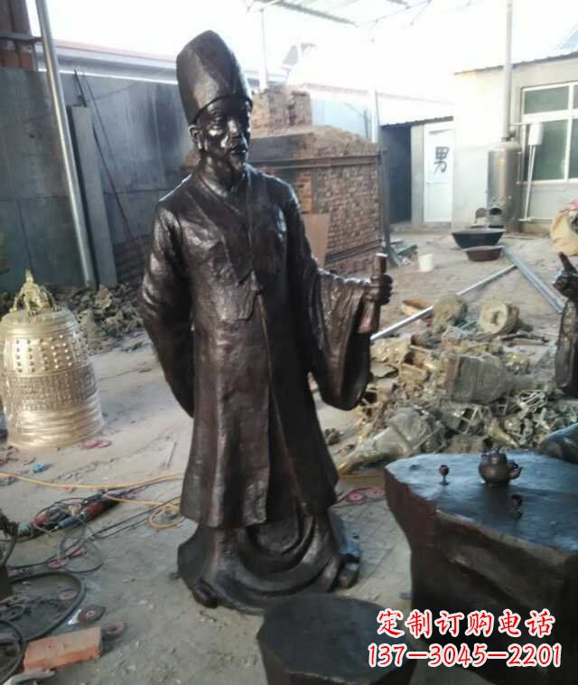 运城精美雕塑,展现古代名医李时珍的传奇