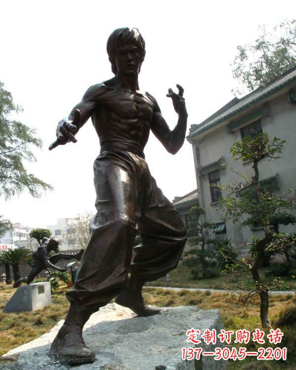 运城专业定制李小龙铜雕