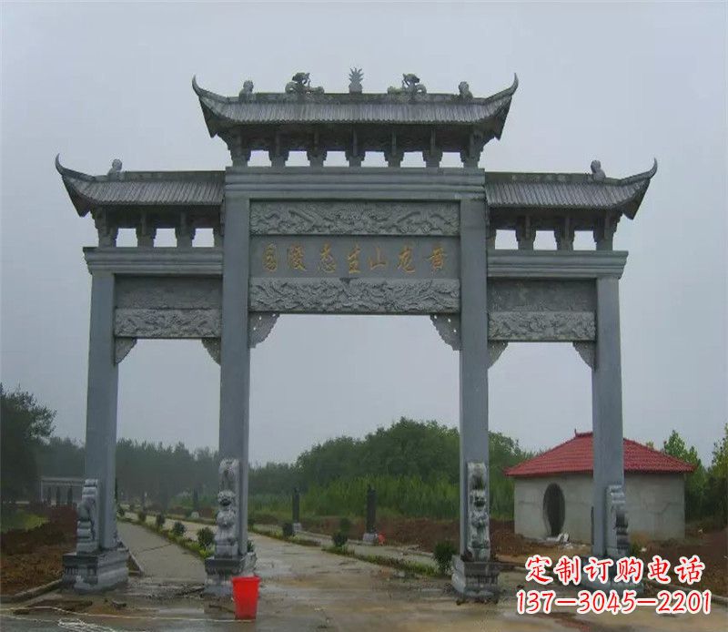 运城传承古典,艺术铸就灵动雕塑——中领雕塑定制牌坊石雕
