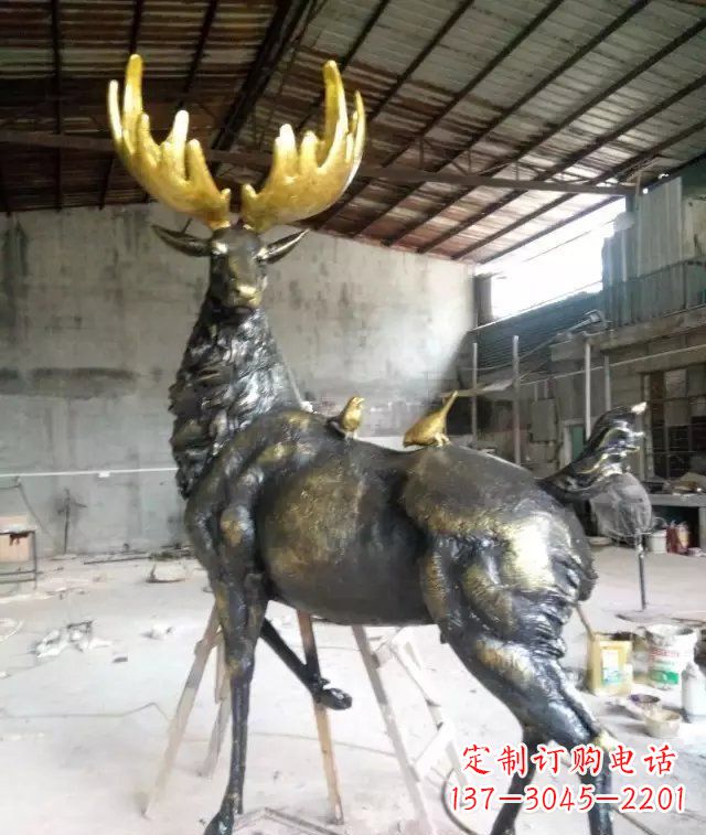 运城精美羚羊铜雕,打造您独一无二的家居装饰