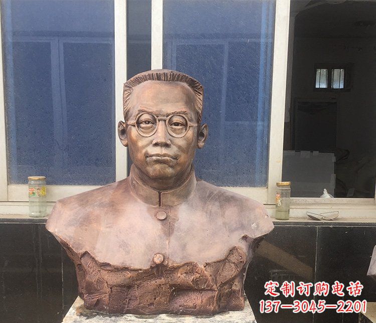 运城精致的刘伯承头像铜雕