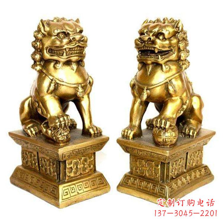 运城鎏金故宫狮子,精美而堂皇的雕塑