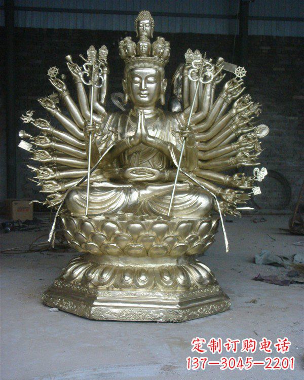 运城精致的观音铜雕,给您精彩的佛教体验
